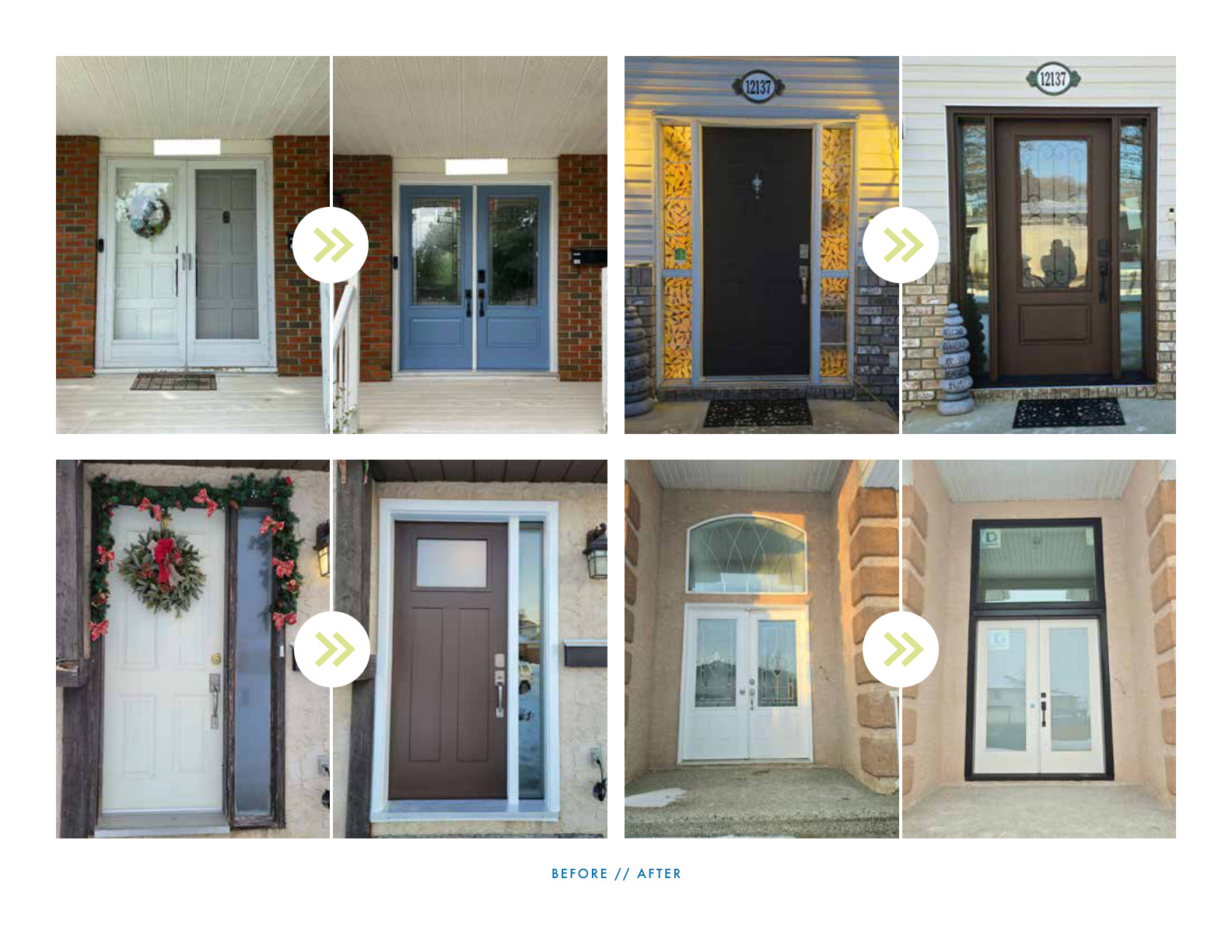 Durabuilt window before and after