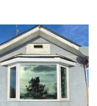 Bay window on residential home